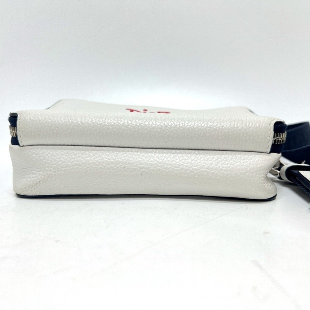 CHRISTIAN DIOR White Leather Shoulder Bag - Picture 3 of 16